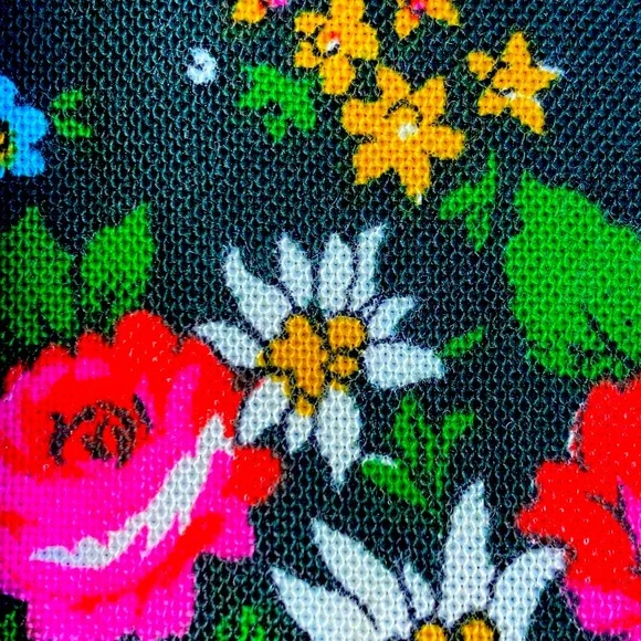 Vintage 1960’s cotton needle point print dress